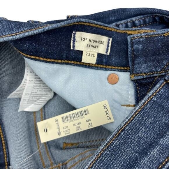 NWT MADEWELL 10" High Rise Skinny Jean Sz 23 TALL - Picture 5 of 7